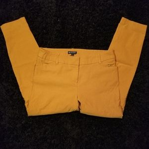 Wearever Large Mustard Yellow Stretchy Pants